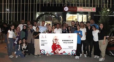 Bronz Madalya Kazanan Cahide Eke, Karaman'da Coşkuyla Karşılandı