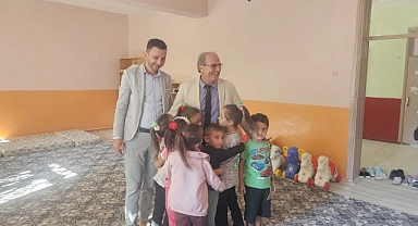 Çağlayan, minik öğrencileri ziyaret etti