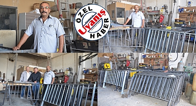 Demir Doğrama ve Ferforje Ustası Ali Ün Fransa'ya Yaklaşık 200 Metre Balkon Korkuluğu İhraç Ediyor