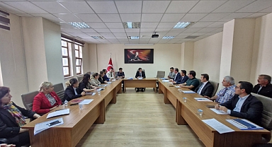 Ermenek'te İlçe İdare Şube Başkanları Toplantısı Yapıldı