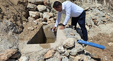 Eser, Başyayla'da sulama alanlarında incelemede bulundu