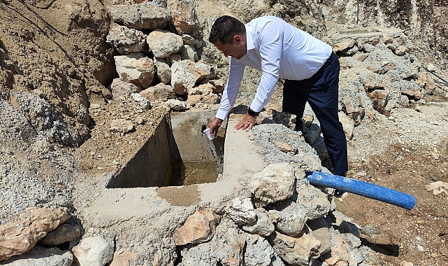 Eser, Başyayla'da sulama alanlarında incelemede bulundu