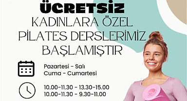 Gençlik ve Spor İl Müdürlüğü'nden ücretsiz yüzme ve pilates kursu