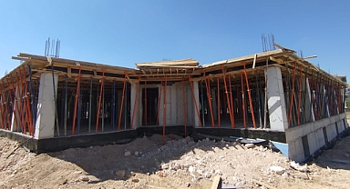Hastanede Depo ve Arşiv İnşaatı Yükselmeye Başladı