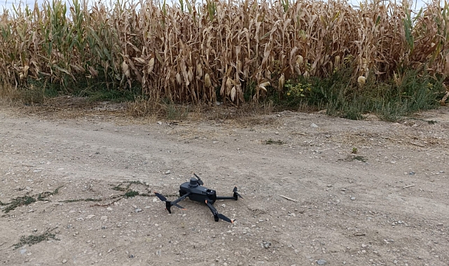 Karaman'da ÇKS arazileri drone ile kontrol ediliyor
