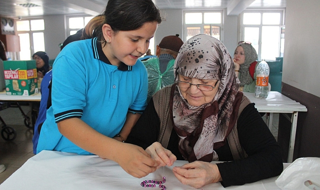 Karaman'da 'Kuşaktan Kuşağa Öğrenme' Projesi: Huzurevi Sakinleri Ve Çocuklar Buluştu