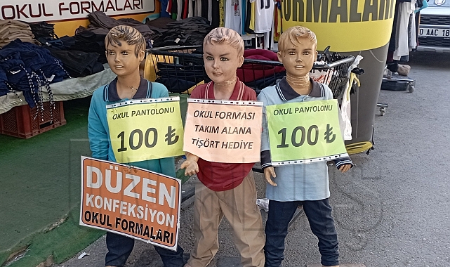 Karaman'da Okul Kıyafeti Hareketliliği