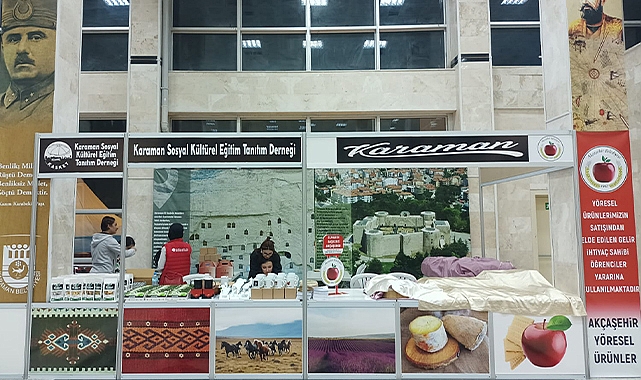 Karaman'ın Yeni Tanıtım Derneği 'KASKET' Tarım Fuarı'nda