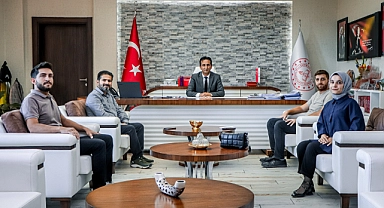 Karaman Millî Eğitim Müdürü Çalışkan’ı ziyaret ettiler
