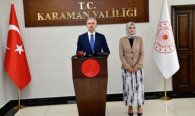Karaman Valisi Mehmet Fatih Çiçekli görevine başladı