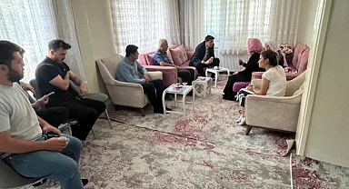 Kaymakam Erdoğan’dan şehit ailelerine ziyaret
