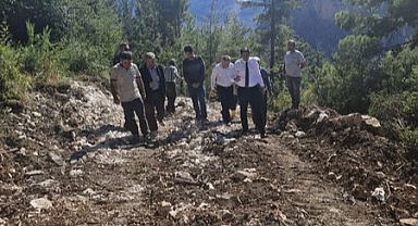 Kaymakam Erdoğan Yol Çalışmalarını İnceledi