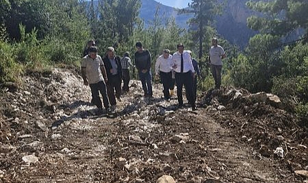 Kaymakam Erdoğan Yol Çalışmalarını İnceledi