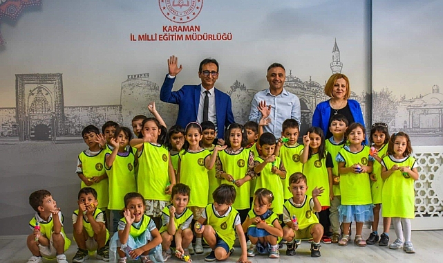 Miniklerden İl Müdürü Çalışkan'a Ziyaret