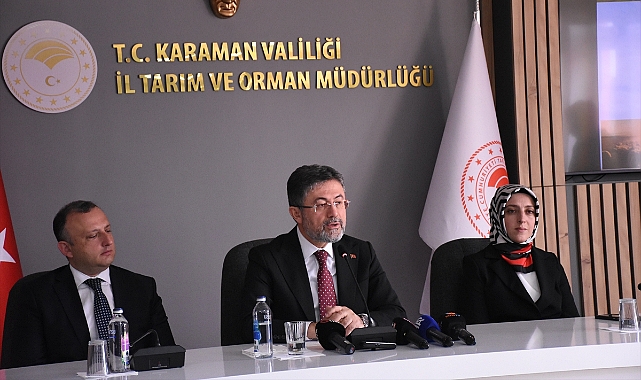 Tarım Bakanı Yumaklı’dan Karaman'a 5,5 Milyar Liralık Müjde