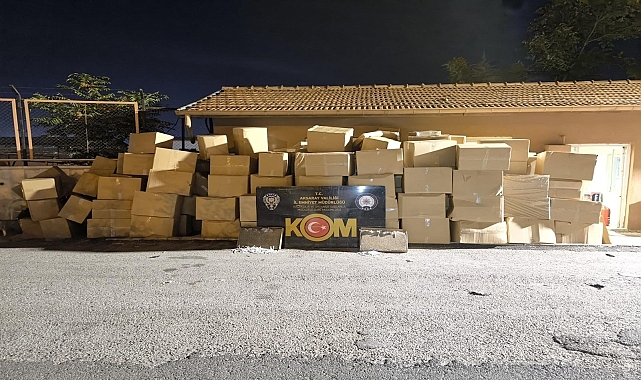 Tırda 5 milyon makaron ele geçirildi