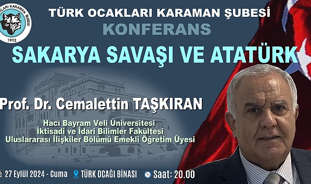 Türk Ocakları Karaman Şubesi'nden konferansa davet