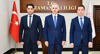 Vali Çiçekli'ye hayırlı olsun ziyareti