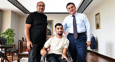 Vali Sarıibrahim’in Özel Misafiri:Akif Andal