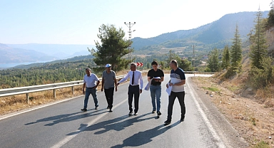 Yürüme yolları yapılıyor