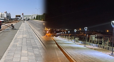 2. OSB yolunda yürüyüş yolu ve çevre düzenleme çalışmaları devam ediyor