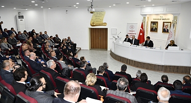 2024'ün son İl Koordinasyon Kurulu Vali Çiçekli Başkanlığında Toplandı