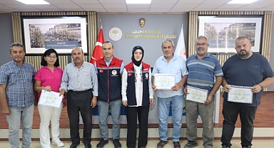 76 üreticiye sertifikaları verildi