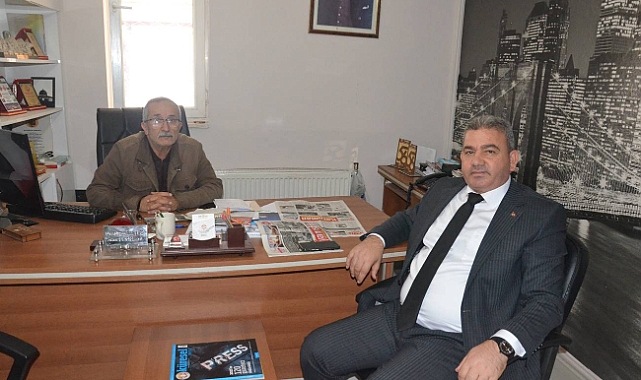Akçasehir Belediye Başkanı Yeşildaş’tan gazetemize ziyaret 