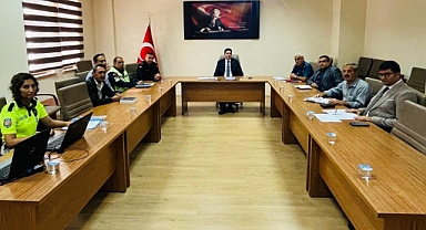 Ermenek’te Trafik Komisyonu toplandı