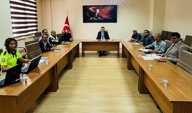 Ermenek’te Trafik Komisyonu toplandı