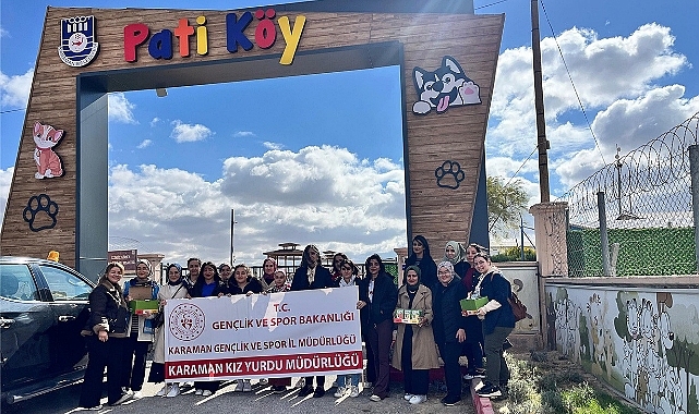 GSB Karaman Yurdu Öğrencilerinden Pati Köy'e Anlamlı Ziyaret