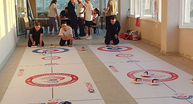 GSB Karaman Yurtlarında Floor Curling Heyecanı Yaşandı