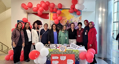 Hastanede Emzirme Haftası nedeniyle stant açıldı