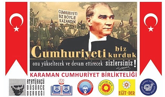 Karaman Cumhuriyet Birliği Etkinlikleri Ertelendi