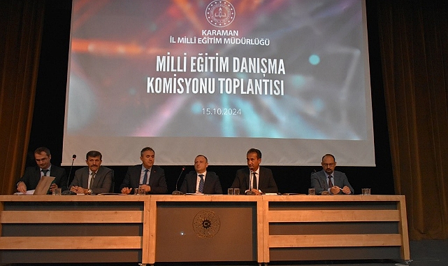 Karaman'da İl Millî Eğitim Danışma Komisyonu Toplantısı Gerçekleştirildi