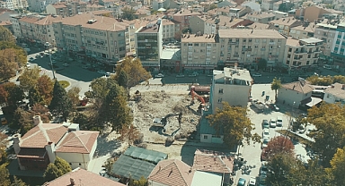 Karaman'da yıkılan o yer yeşil alan olacak