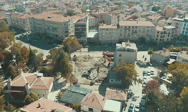 Karaman'da yıkılan o yer yeşil alan olacak