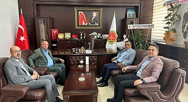 Karaman Ticaret Borsası’ndan Baro Başkanı Oktay Yılmaz'a Hayırlı Olsun Ziyareti