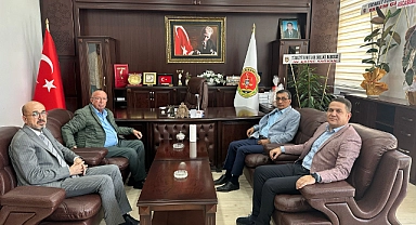 Karaman Ticaret Borsası’ndan Baro Başkanı Oktay Yılmaz'a Hayırlı Olsun Ziyareti