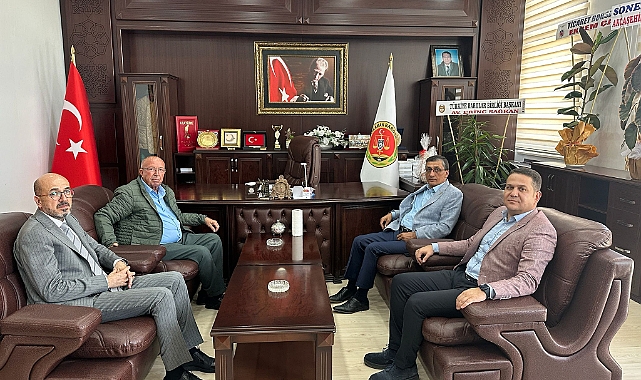 Karaman Ticaret Borsası’ndan Baro Başkanı Oktay Yılmaz'a Hayırlı Olsun Ziyareti
