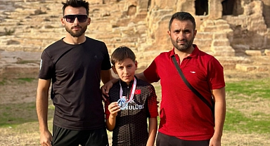 Karamanlı Bisikletçi Eymen Egemen Kaya Mardin’de Gümüş Madalya Kazandı