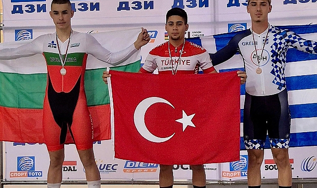 Karamanlı Milli Bisikletçi Haktan Ramazan Sayan Balkan Şampiyonu oldu