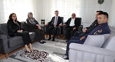 Kaymakam ilk onları ziyaret etti