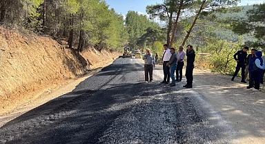 Kaymakam, yol çalışmalarını inceledi