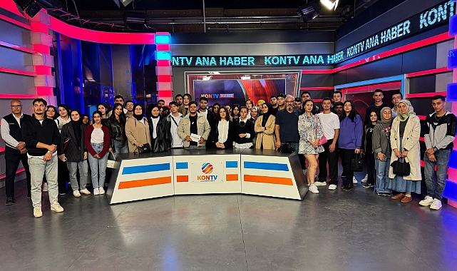 KMÜ'lü Genç İletişimciler KONTV'yi Ziyaret Etti