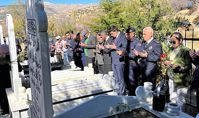 Maden şehitleri mezarları başında anıldı 