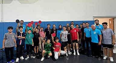 Masa tenisi turnuvası büyük bir heyecanla tamamlandı