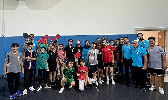 Masa tenisi turnuvası büyük bir heyecanla tamamlandı