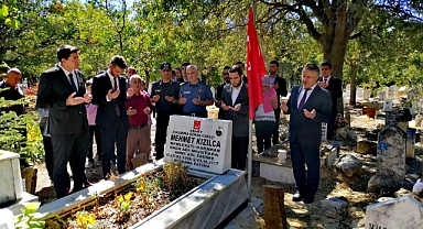 Şehidimiz Mehmet Kızılca şehadetinin 7. yılında dualarla anıldı 