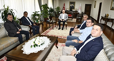 Ticaret Borsası’ndan Vali Çiçekli'ye Hayırlı Olsun Ziyareti
